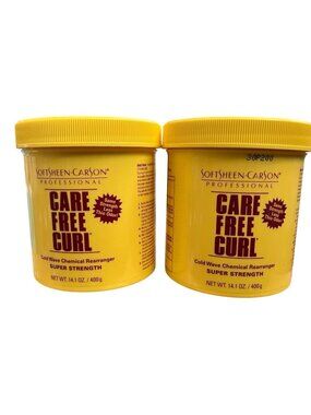 2X Softsheen Carson Care Free Curl Cold Wave Chemical Rearranger SUPER Strength